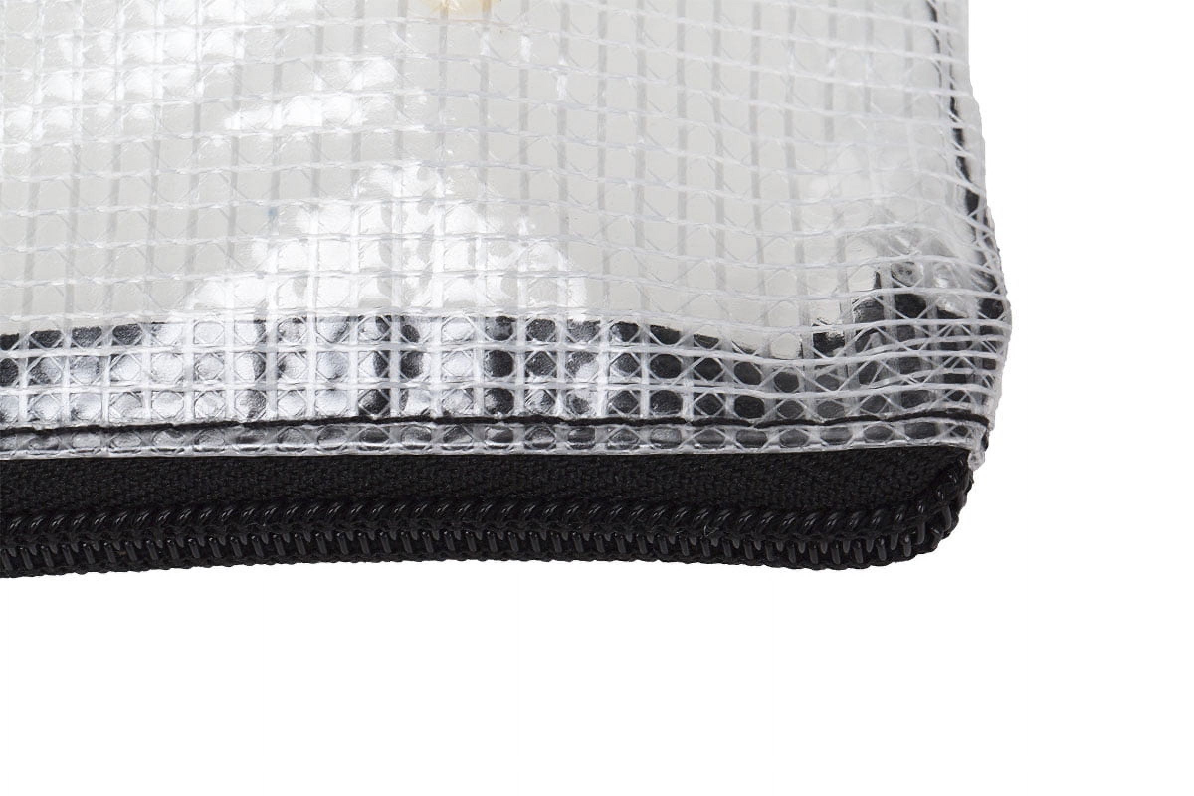 Creative Mark Mesh Zipper Bag 5x15- Medium - Zippered Pouches for  Classroom, Studio, Home - Clear Zipper Pouch for Art Supplies, Board Games  - Mesh Travel Organizer and Storage Bags 